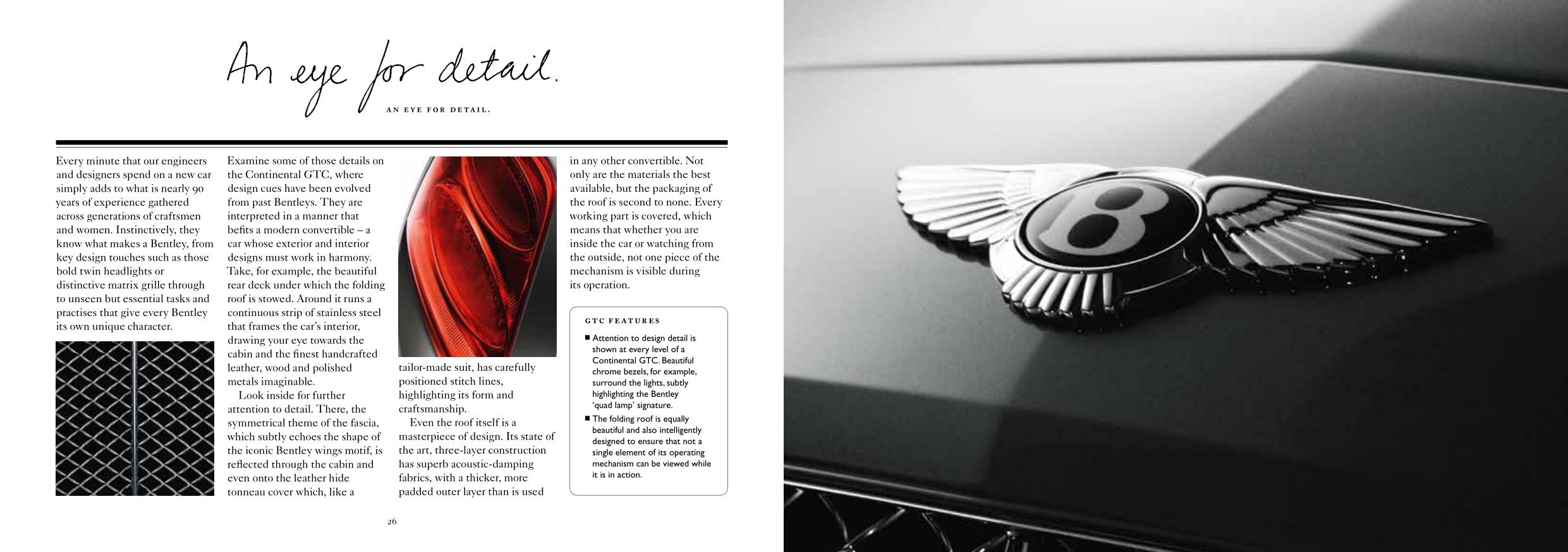 2011 Bentley Continental GTC Brochure Page 3